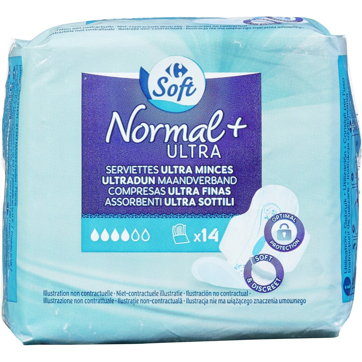 Serviettes Ultra Normal Plus PureSensitive - Nana