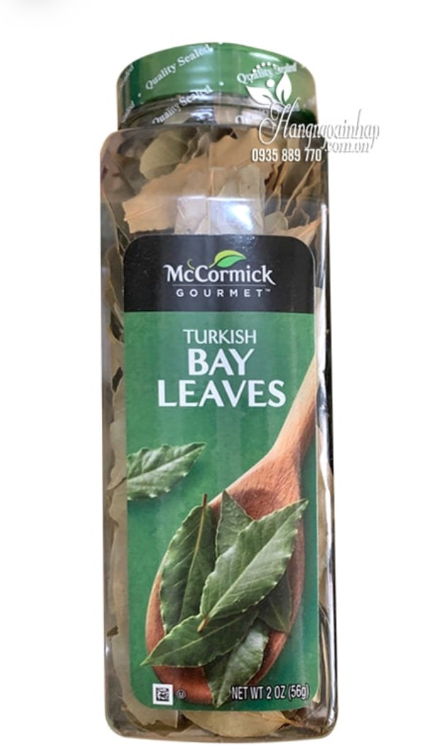 Feuilles de laurier séchées McCormick turque 56g