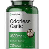 ODORLESS GARLIC AJO SIN OLOR 3600 MG 250 DLC: Août26