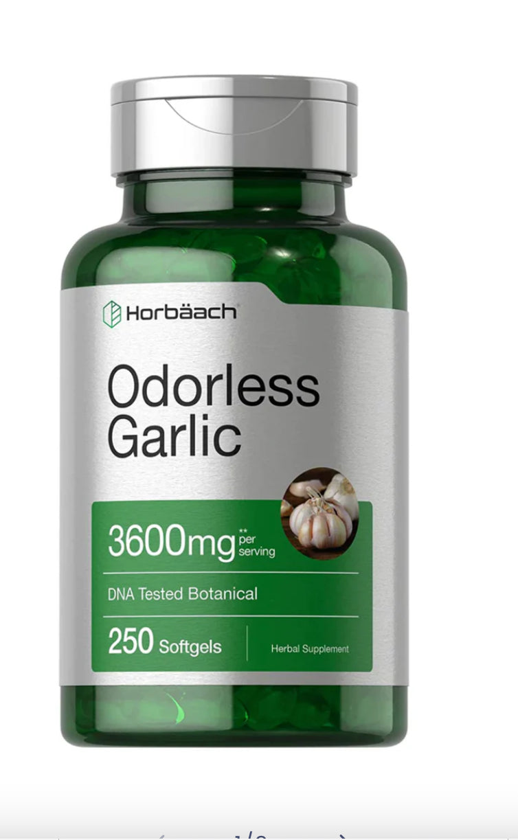 ODORLESS GARLIC AJO SIN OLOR 3600 MG 250 DLC: Août26