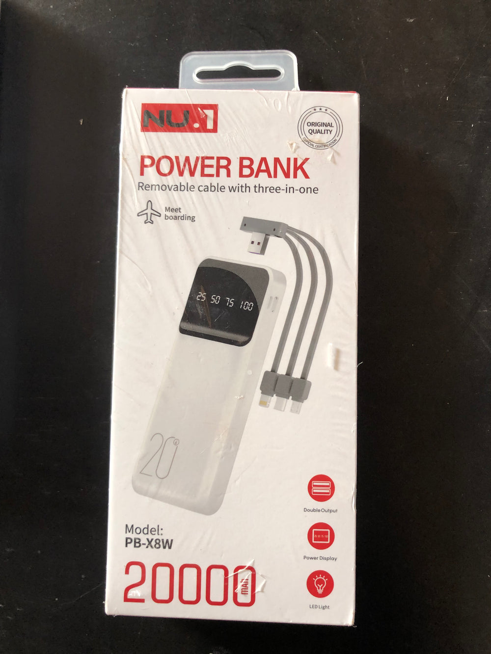 NU.1 Power Bank 20000 Mah