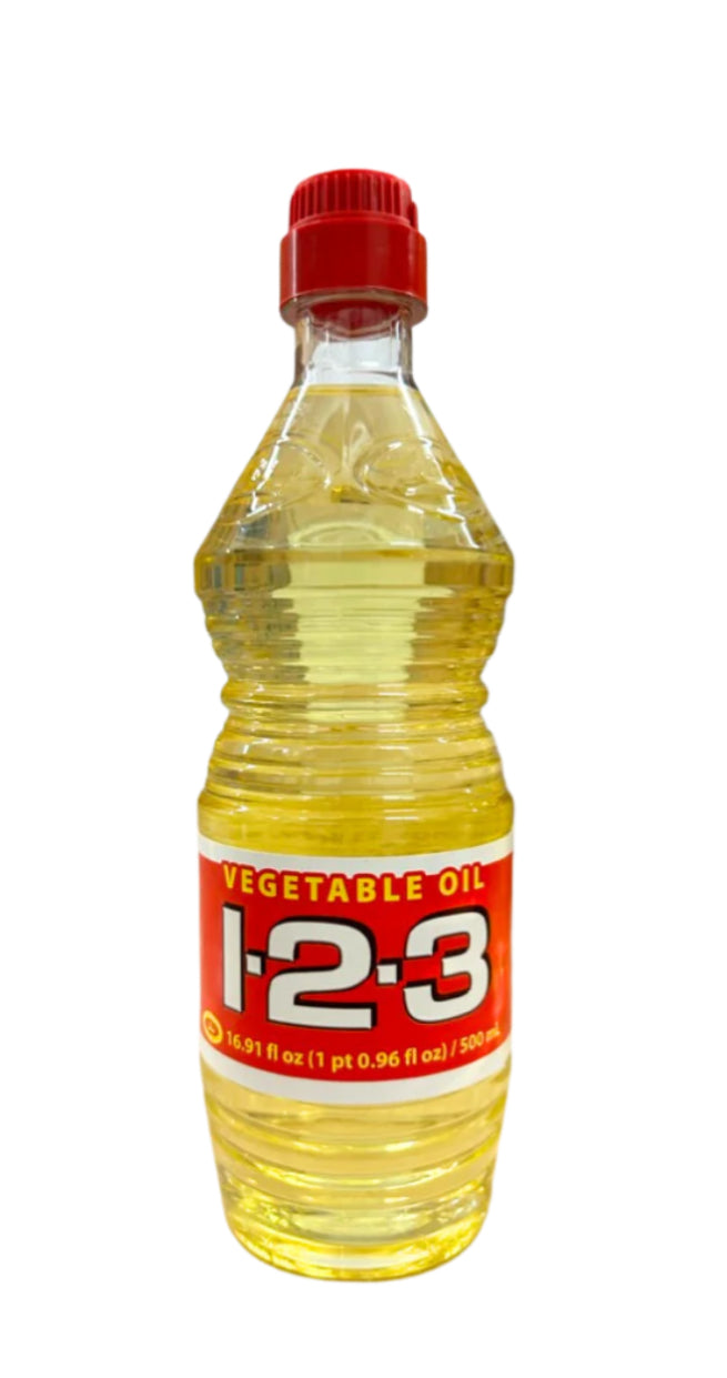 123 Vegtable Oil 16.91 FK (500 mL) DLC: 09 Sept25