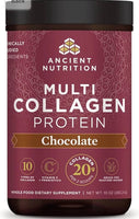 
              Ancient Nutrition Hydrolyzed Collagen Peptides Powder with Probiotics, Chocolate Multi Collagen Protein for Women and Men with Vitamin C, 24 Servings, Supports Skin and Nails, Gut Health, 10oz (382.2g) DLC: 06Juil26
            