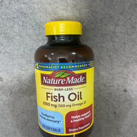 Nature Made Fish Oil  100 mg (300 mg Omega-3) 150 Softgels DLC: Oct25