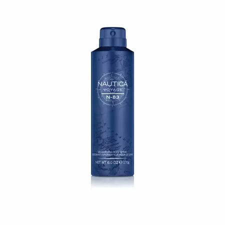 Nautica Voyage N83 Body Spray for Men, 6 Oz 170g