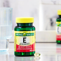 Spring Valley Vitamin E Dietary Supplement Twin Pack, 180 mg, 200 Count DLC: 05/2027