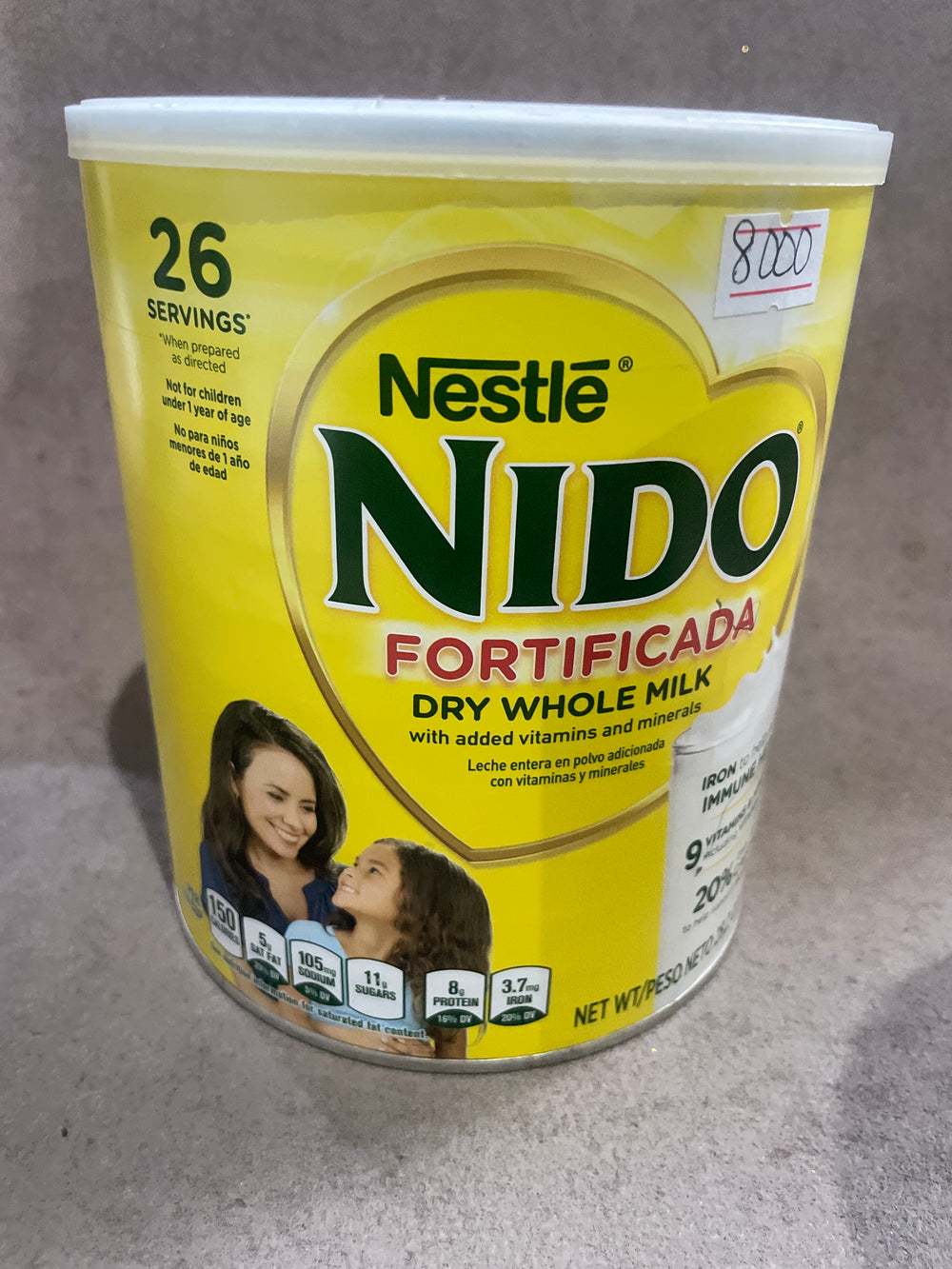 Nestle Nido Fortificada (800 g) DLC: Mars26