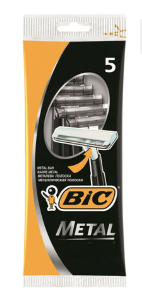 Razor Bic Metal 5pcs