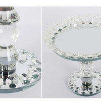 Copie de Round and Rotating Glass Serving Plate, Turntable, Fruit Plate, Cake Plate GF