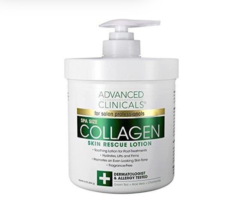 Advanced Clinicals Collagen Skin Rescue Lotion By , (454 g)