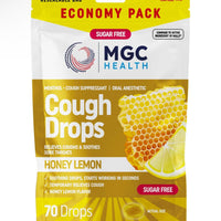 Honey Lemon Sugar Free Cough Drops for Adults, Sore Throat Relief, Throat Calm & Throat Lozenges