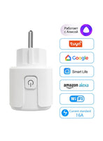 
              20A Wifi Outlet Smart Plug For Amazon Alexa & Google Assistant (L5 X W5 X H8.4)CM
            