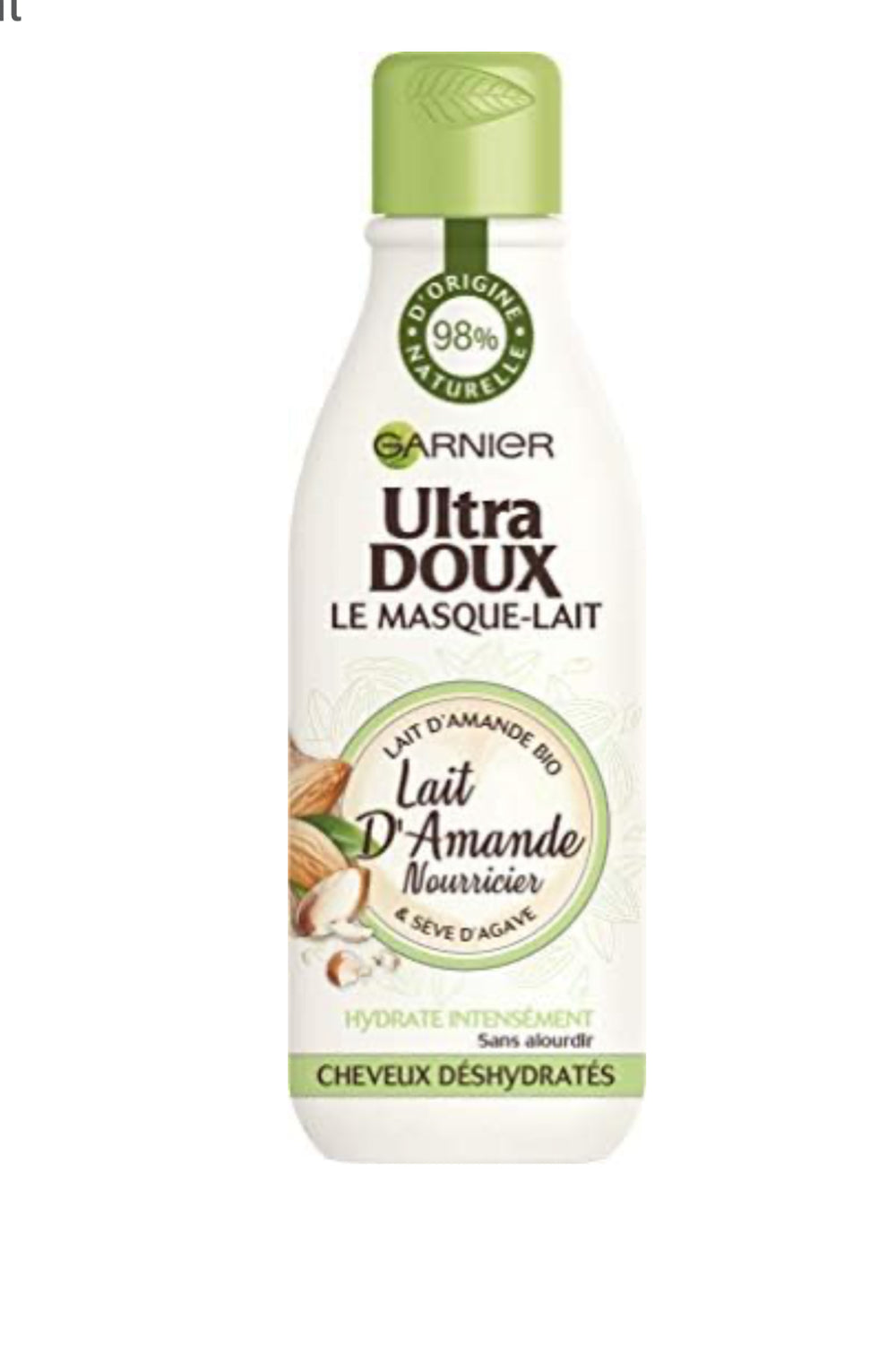 Garnier Ultra Soft Nourishing Almond Milk Mask 98% Natural Origin 250ml