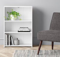 
              3 Shelf Bookcase White - Room Essentials MM  (L 62cm, La 25cm, H 90cm)
            