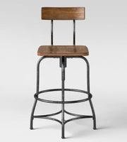 
              Woodsboro Adjustable Barstool Brown - Threshold MM
            