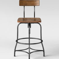 Woodsboro Adjustable Barstool Brown - Threshold MM