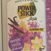 POWER STICK ALUMINUM FREE "LAVENDER VANILLA" DEODORANT 70.8 g