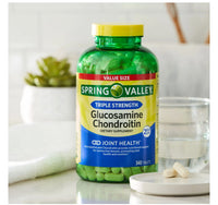 
              Spring Valley Triple Strength Glucosamine Chondroitin Tablets Dietary Supplement Value Size, 340 Count
            