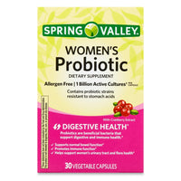 Spring Valley Women's Probiotic Dietary Supplement, 30 Count