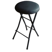 Peakform Vinyl Folding Stool Black