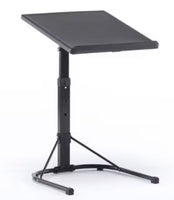 
              Peakform Adjustable Height Folding Tray Table Black
            