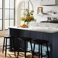 
              Haddonfield All Wood Backless Counter Height Barstool Black - Threshold designed with Studio McGee
            