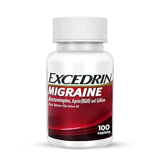 Excedrin Migraine Pain Reliever Caplets, 100 Ct