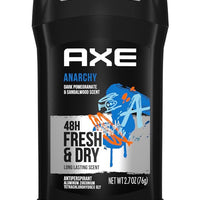 Axe Fresh Deodorant Stick, Anarchy, 3 Oz Each
 76 g