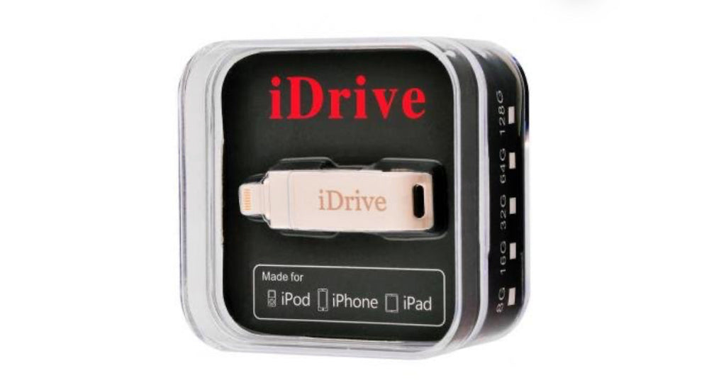 Support de stockage numérique pour iPhone iDrive Metallic 32Go