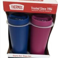 Thermos 18oz Travel Tumblers Hot for 5hrs. Cold for 14.