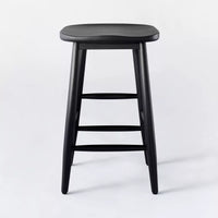 
              Haddonfield All Wood Backless Counter Height Barstool Black - Threshold designed with Studio McGee
            