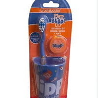 Children's Blippi Brush Buddies 3 Piece Toothbrush