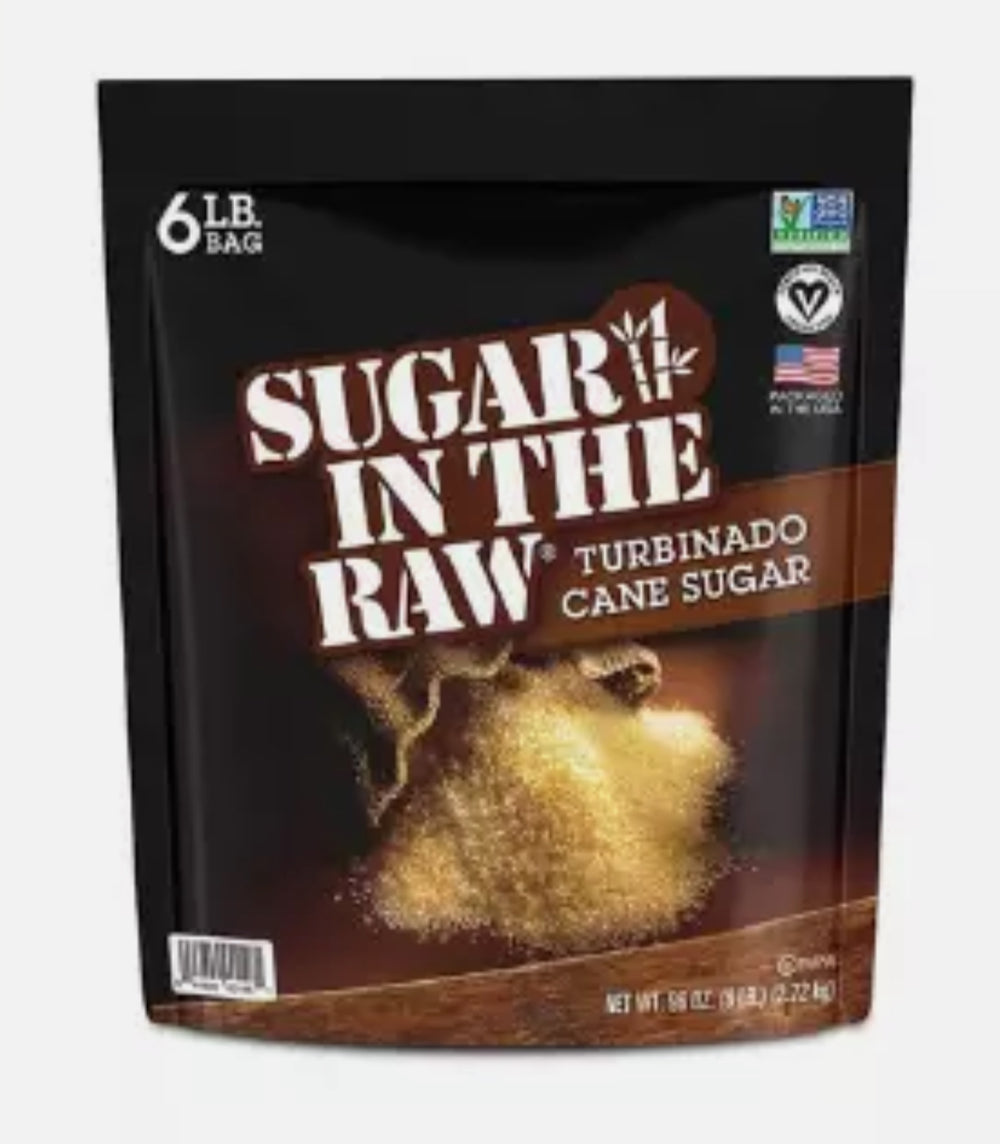 Sugar in the Raw Natural Cane Turbinado sucre (6 livres) 2.72 kg/ DLC: Juillet27