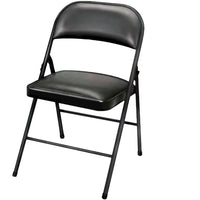 Peakform Vinyl Padded Chair Black