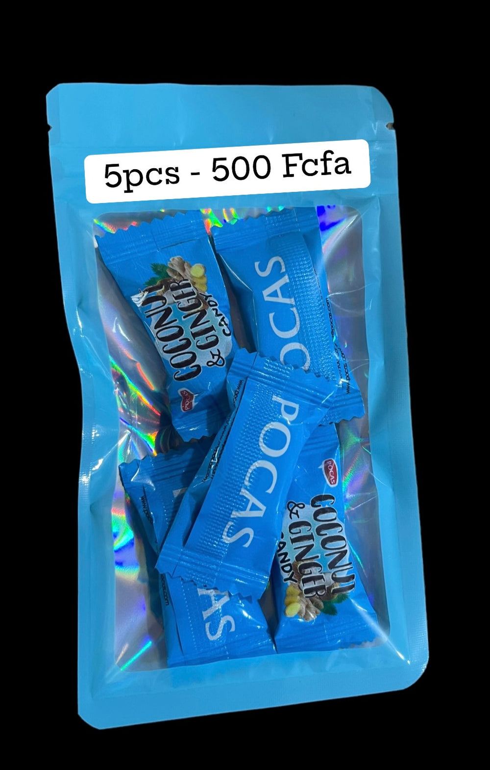 Pocas Hard Candy (Ginger&Coconut) 5pcs - 500 Fcfa