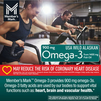 Member's Mark 900 mg. Triple Strength Omega-3 from Fish Oil (150 ct.)