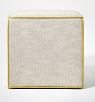 
              Lynwood Square Upholstered Cube Ottoman - Threshold designed with Studio McGee
            