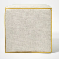 Lynwood Square Upholstered Cube Ottoman - Threshold designed with Studio McGee