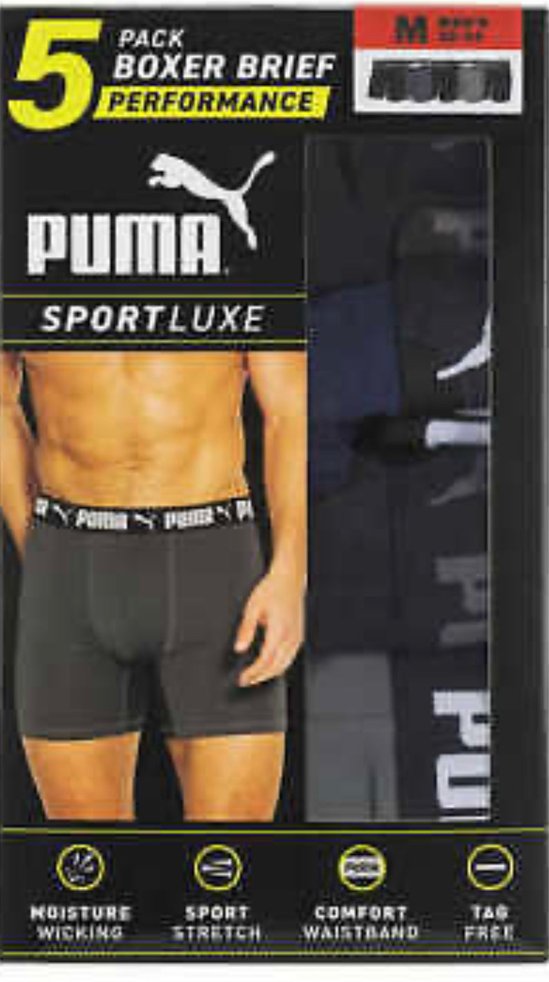 5 Pack Performance Boxer Briefs M