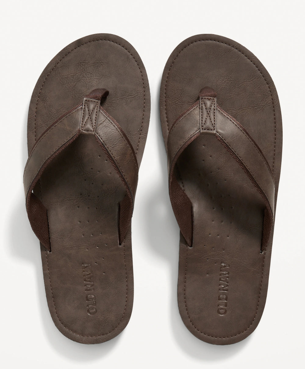 Sandales de plage en similicuir pour Homme Old Navy