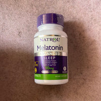 Natrol Melatonin Advanced Sleep Aid Review 10mg (30 Tablets) DLC: 31Janv25