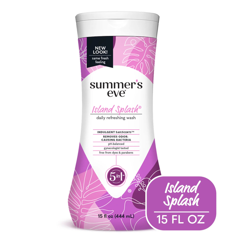 Summer's Eve Island Splash Daily Feminine Wash Supprime les odeurs pH équilibré 15 fl