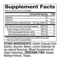 Member's Mark 600mg Omega-3 from Fish Oil with 50 mcg Vitamin D3 Softgels, 200 ct.