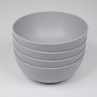 3 Room Essentials  Plastic Cereal Bowl Gray, BPA Free 30oz Dishwasher Safe