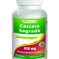 Best Naturals Cascara Sagrada 450 mg 250 Capsules