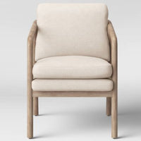 Tufeld Wood Armchair Beige - Threshold