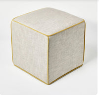 
              Lynwood Square Upholstered Cube Ottoman - Threshold designed with Studio McGee
            