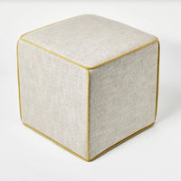 Lynwood Square Upholstered Cube Ottoman - Threshold designed with Studio McGee