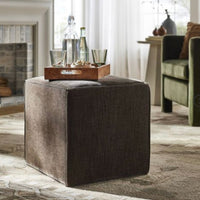 Lynwood Square Upholstered Cube Ottoman - Threshold designed with Studio McGee