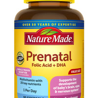 Prenatal Multivitamin Folic Acid + DHA Softgels (90 Softgels) FLC: Sept25